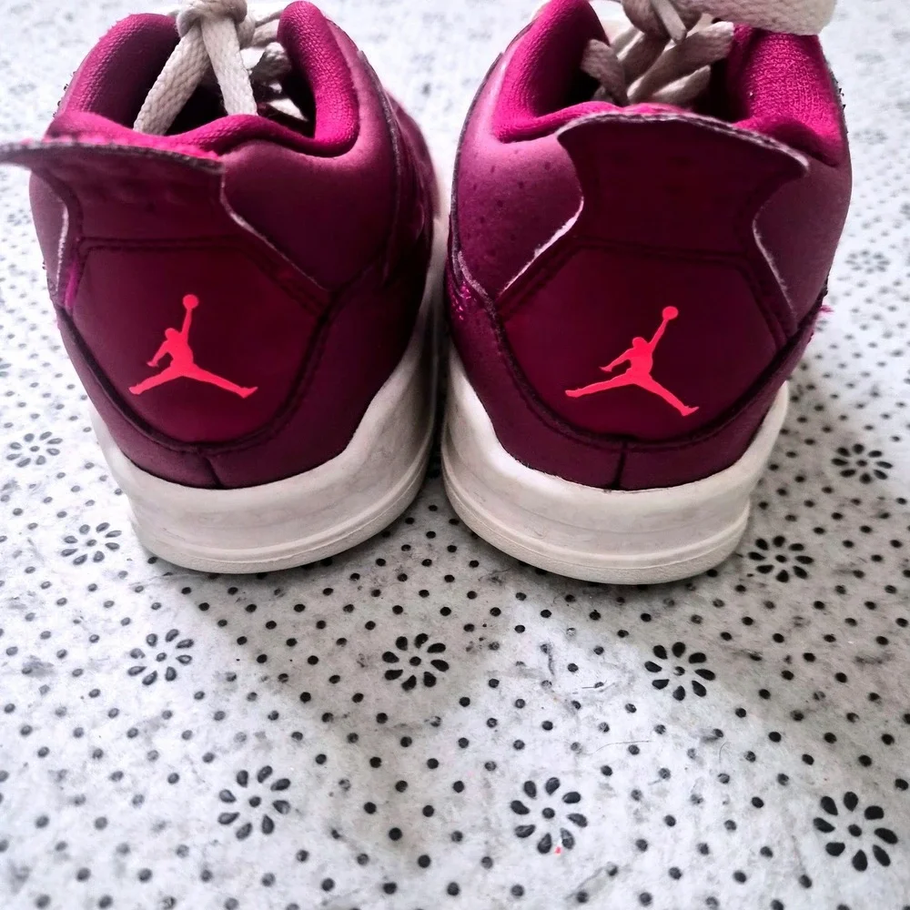 Jordan 4 Retro True Berry Rush Pink White Toddler Size 10C